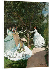 Magnettafel Frauen im Garten