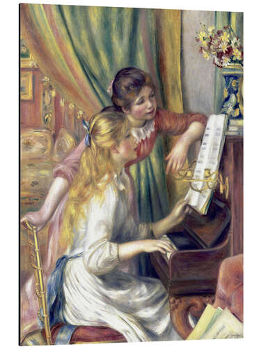 Obraz na aluminium Girls at the Piano, 1892