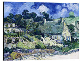 Magnettafel Strohgedeckte Häuser in Cordeville