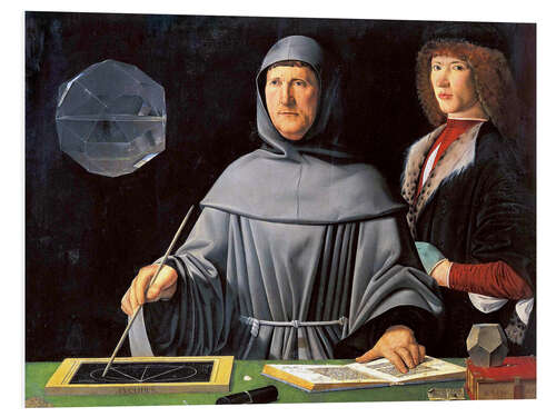 Foam board print Portrait of Luca Pacioli