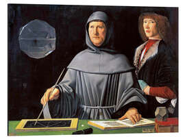 Magnettafel Fra Luca Pacioli mit Schüler