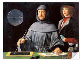 Adesivo murale Ritratto di Luca Pacioli