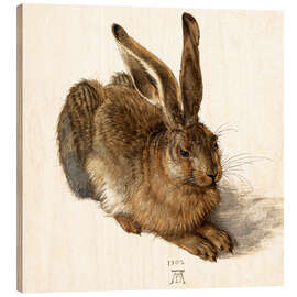 Wood print  Hare - Albrecht Dürer