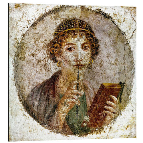 Aluminiumsbilde Portrait of Sappho