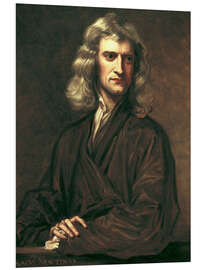 Foam board print Isaac Newton