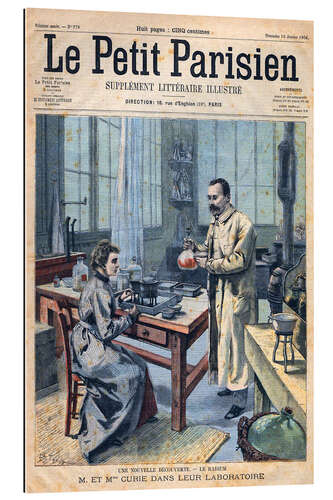 Galleritryk Pierre and Marie Curie