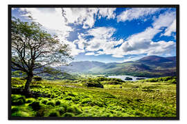 Gerahmter Kunstdruck Lake of Killarney