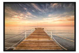 Gerahmter Kunstdruck Steg 04