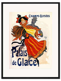 Gerahmter Kunstdruck Eispalast (französisch)