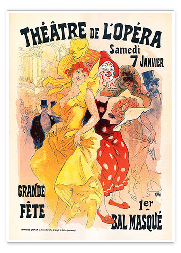 Poster Opernhaus (französisch)