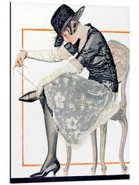 Magnettafel Nähen der Spitze