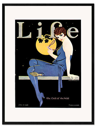 Inramat konsttryck Life Magazine, July 1927