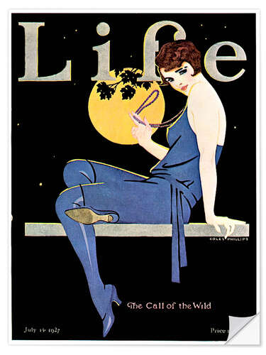 Självhäftande poster Life Magazine, July 1927