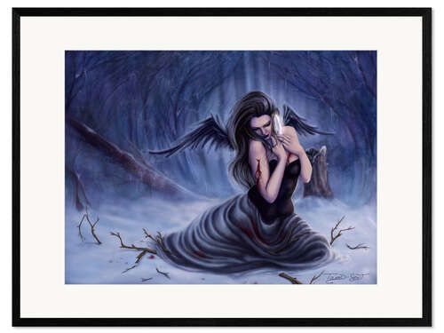 Kehystetty taidepainatus Fallen Angel - Last of My Innocence