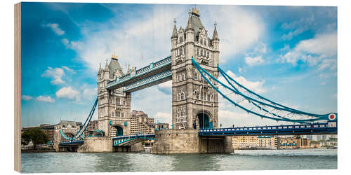 Holzbild Tower Bridge