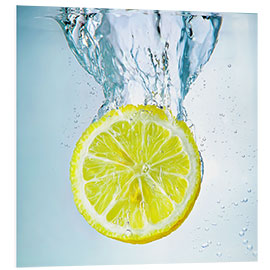 Foam board print Lemon Splash III