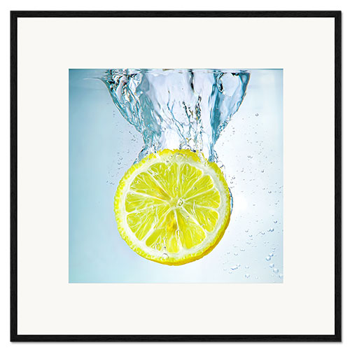 Impresión de arte enmarcada Lemon Splash III