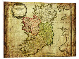 Foam board print Ireland 1766