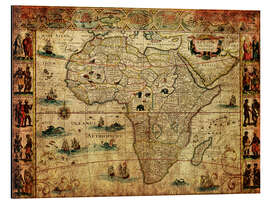 Magnettafel Afrika 1660