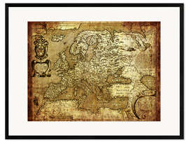 Framed art print Europe 1600