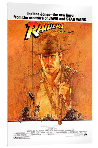 Stampa su plexi-alluminio Indiana Jones - Raiders of the lost ark (I predatori dell'arca perduta)