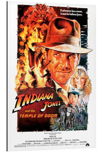 Alumiinitaulu Indiana Jones and the Temple of Doom II