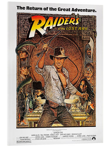 Akrylbilde Indiana Jones - Raiders of the Lost Ark