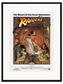 Gerahmter Kunstdruck Indiana Jones - Jäger des Verlorenen Schatzes (englisch) I