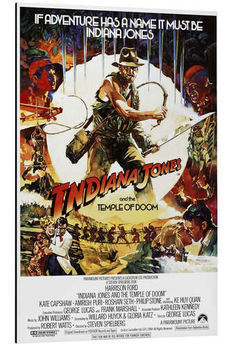 Aluminiumsbilde Indiana Jones and the Temple of Doom III