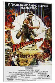 Tableau en aluminium Indiana Jones et le Temple maudit (anglais) III