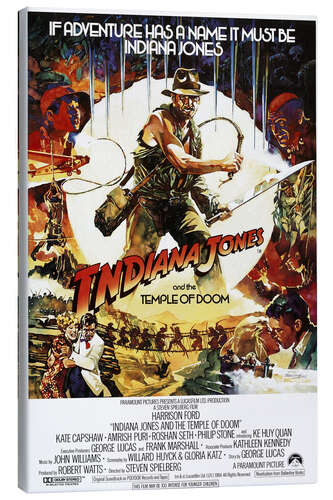 Canvas print Indiana Jones and the Temple of Doom III