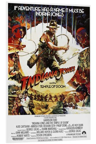 Foam board print Indiana Jones and the Temple of Doom III