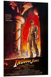 Foam board print Indiana Jones and the Temple of Doom I