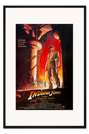 Gerahmter Kunstdruck Indiana Jones und der Tempel des Todes (englisch) I