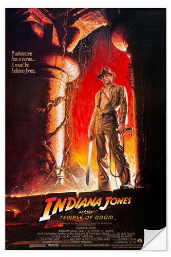 Vinilo para la pared Indiana Jones y el templo maldito (inglés) I