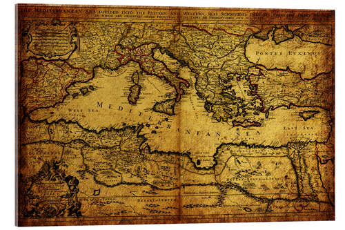 Akrylbilde Mediterranean 1685