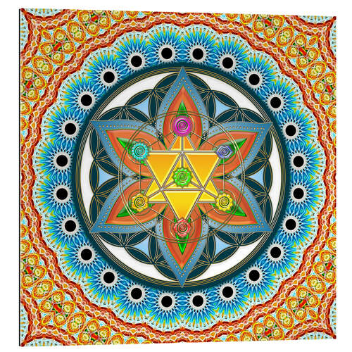 Gallery print Merkaba, Flower of Life, Sacred Geometry, Chakras