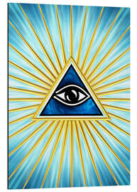 Magnettafel Allsehendes Auge Gottes, Symbol für Allwissenheit