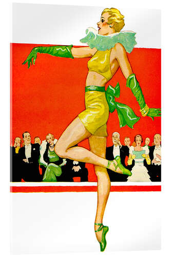 Akrylglastavla Art Deco show dance