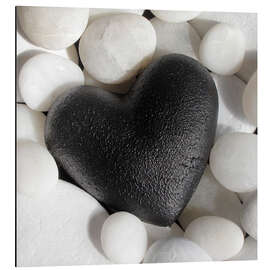 Magnettafel Schwarzes Herz