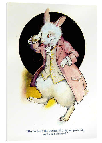 Galleritryck The rabbit of Alice