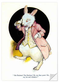Sisustustarra The rabbit of Alice