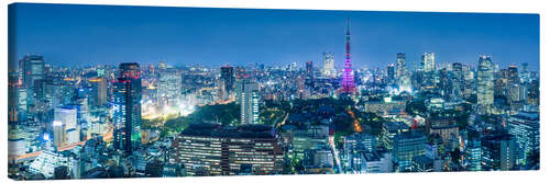 Quadro em tela Tokio Skyline