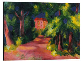 Magnettafel Rotes Haus am Park