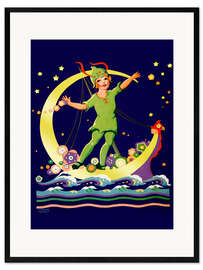 Gerahmter Kunstdruck Peter Pan