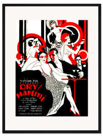 Gerahmter Kunstdruck Martini trocken