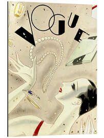 Magnettafel Vogue Cover um 1900