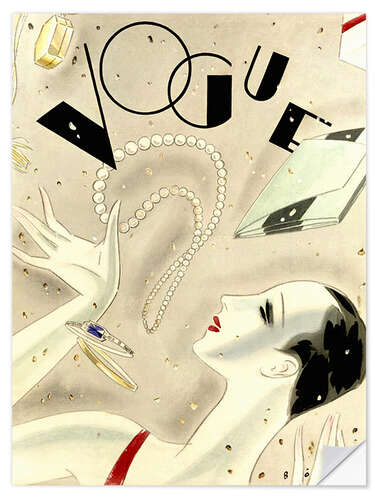 Wall sticker Vogue Cover um 1900