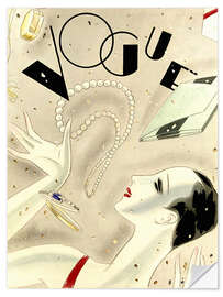 Wall sticker Vogue Cover um 1900