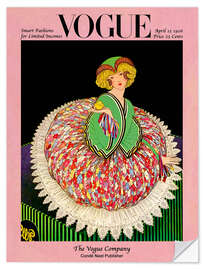 Wandsticker Vogue Cover 1916